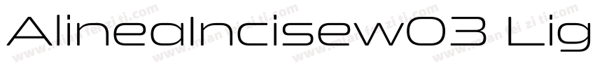 AlineaIncisew03 Light字体转换